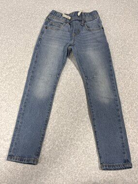 Gap Kids Stretch Slim Jeans Size 6-7 Light Wash Denim Boys Girls